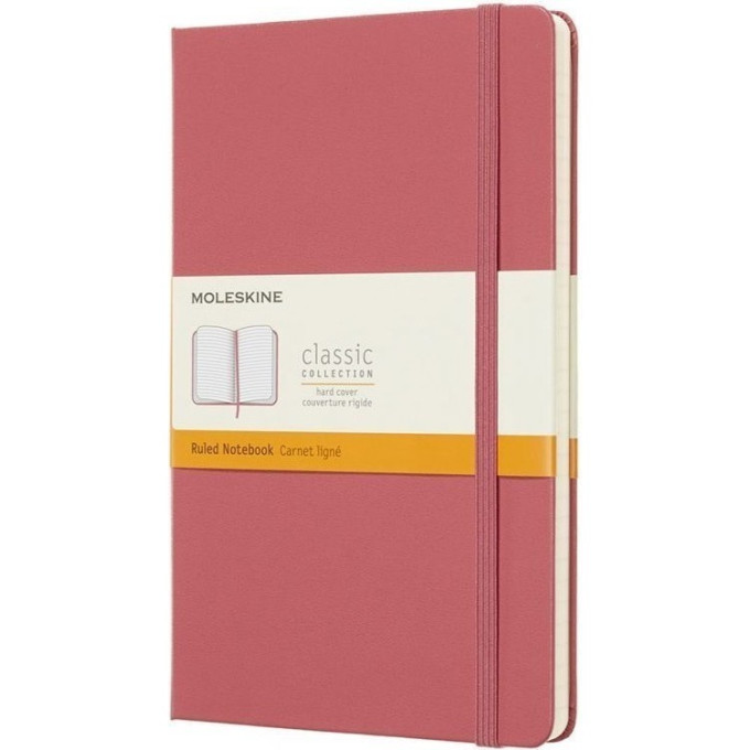 Блокнот MOLESKINE Classic Pocket, линейка, розовый MM710D11