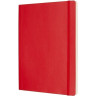 Блокнот MOLESKINE Classic Soft Large, клетка, красный QP617F2
