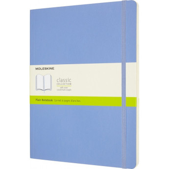 Блокнот MOLESKINE CLASSIC XLARGE нелинованный, голубая гортензия